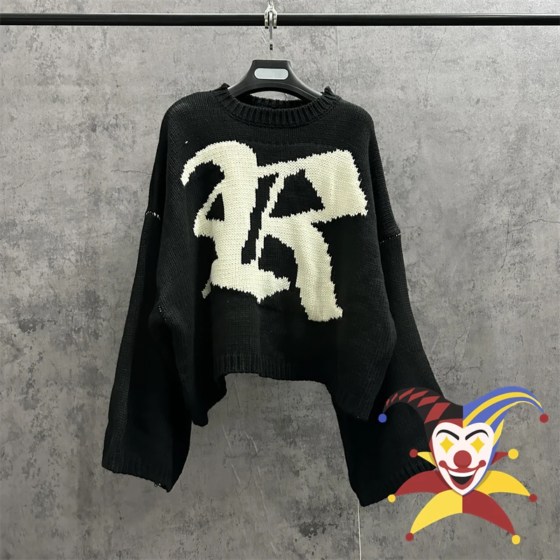 

Мужской/женский свитер в стиле оверсайз с надписью R