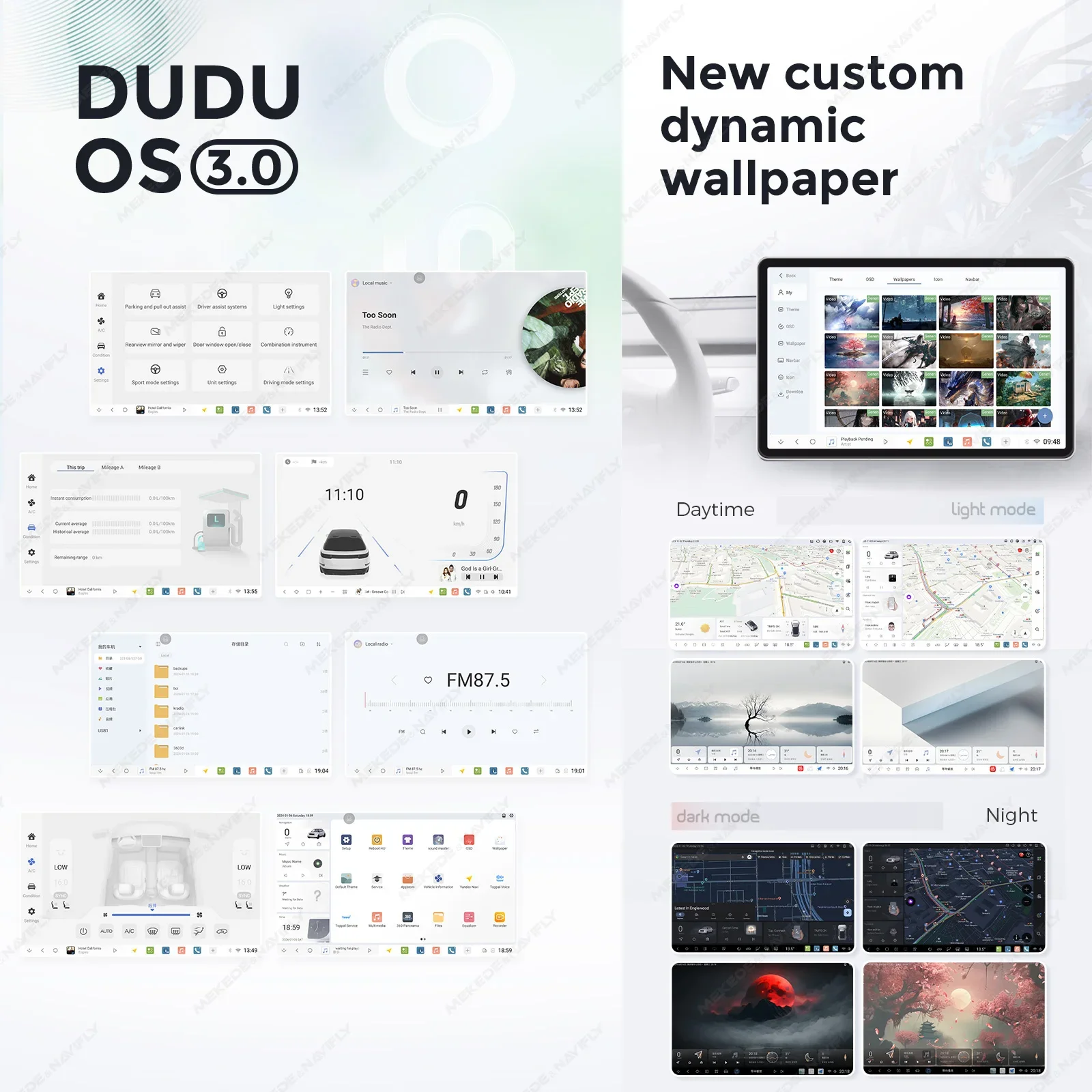 DUDU7 Pure Android 13 8-ядерный 12 + 512 ГБ 2K экран автомобильный радиоприемник