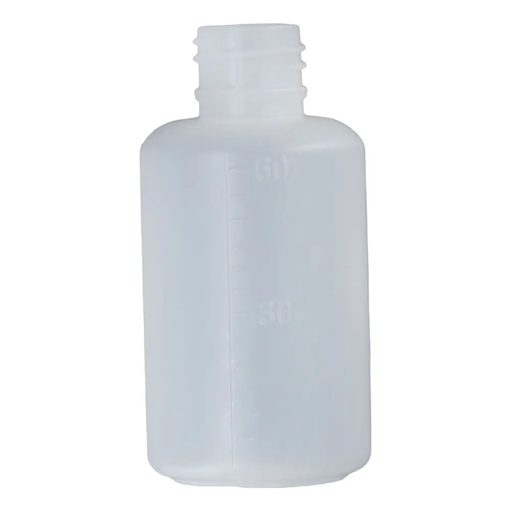 

50pcs Small Mouth Small Plastic Bottles 2 Oz Bottles with Caps Travel 60ml Reagent Bottle Empty Sample Bottles Liquid Medicine