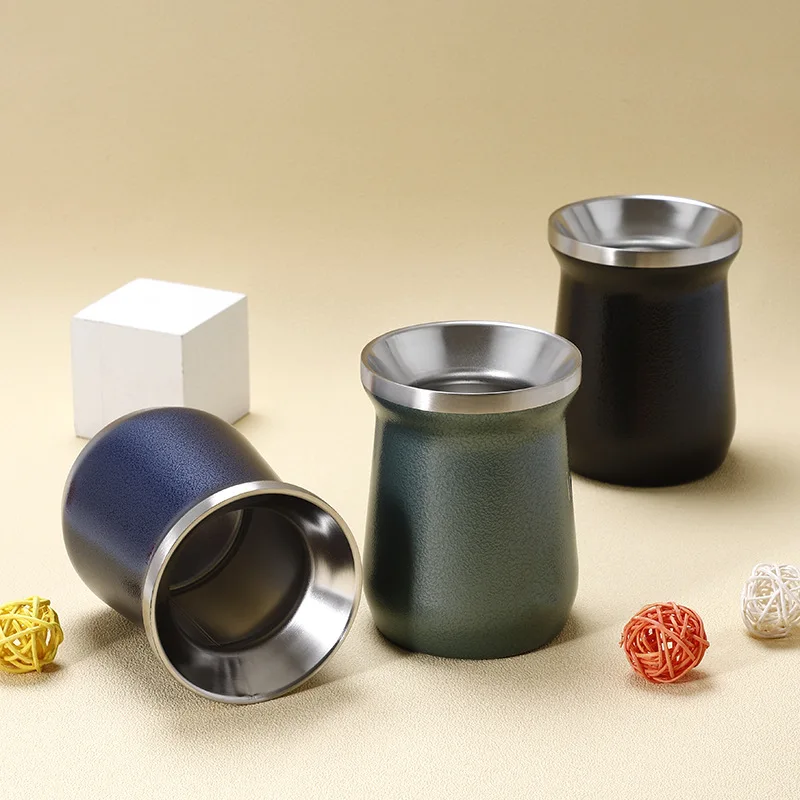 

Yerba Mate Tea Cup Coffee Mug Thermos Bottle Beer Cup Water Insulation Cup Portable Vacuum Flask Drinkware In-Car Ice Bully