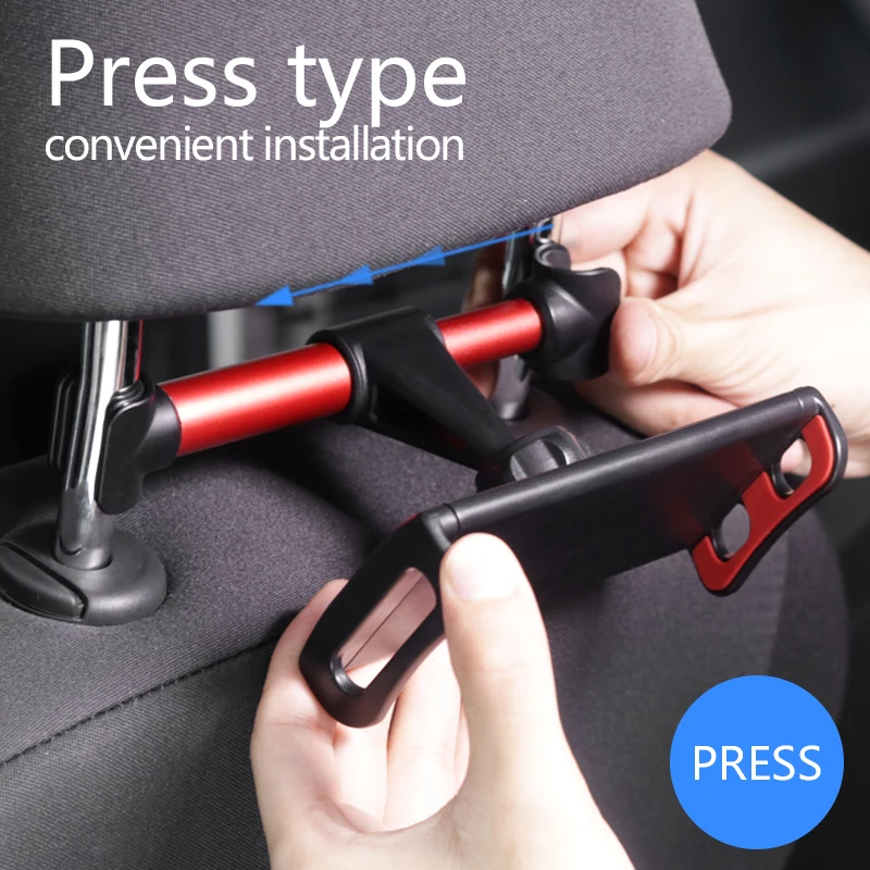 

Universal 4-12.9'' Onboard Tablet Car Holder For iPad Air 1 Air 2 Pro 9.7 Back Seat Supporter Stand Tablet Accessories in Cars