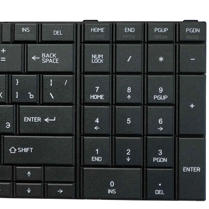 Новая русская клавиатура для ноутбука черная Toshiba Satellite C50-A C50-A506 C50D-A C55T-A C55-A |