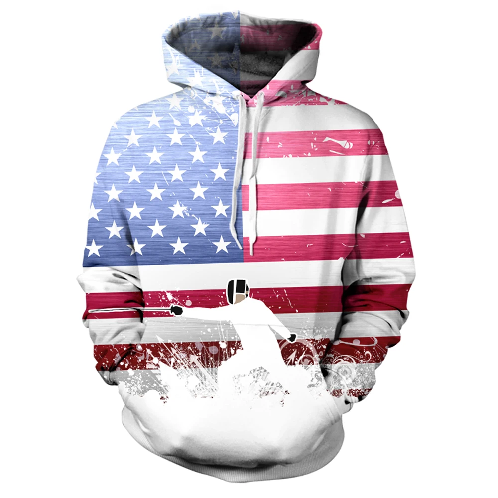 

USA Flag Hoodies Sweatshirts Men Sudaderas Moletom Clothing Tracksuit Graphic Hoodies Tuta Uomo Pullovers