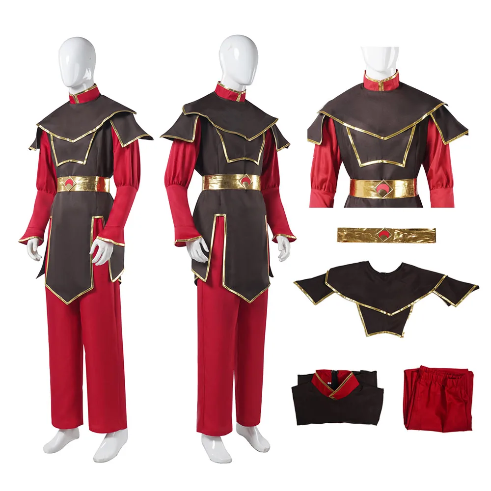 Костюм для косплея Azula наряды взрослых мужчин и женщин мультяшный Аватар