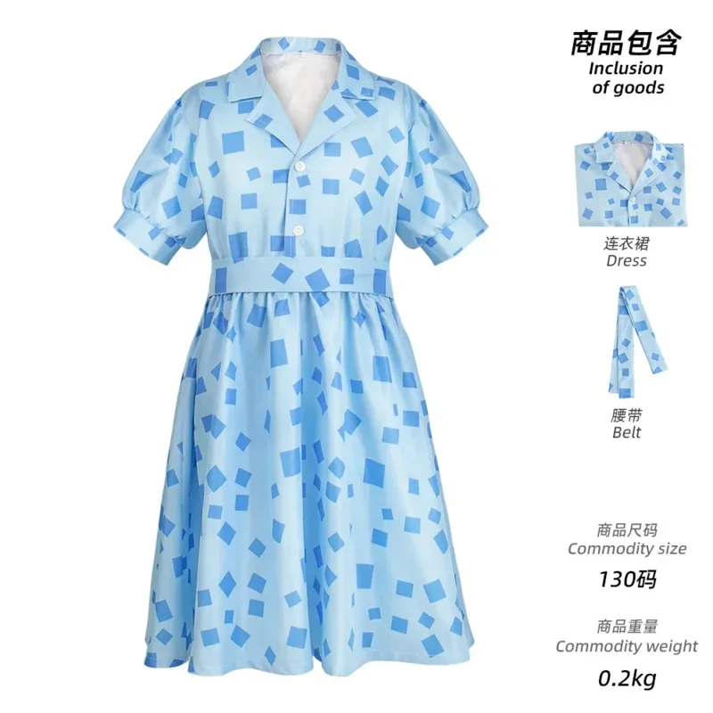 Музыкальное платье Роальд Дальс из фильма Матильда костюм Матильды для детей