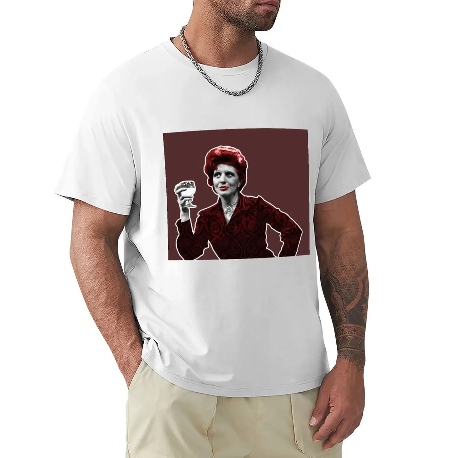 Футболка мужская облегающая большого размера с рисунком манги