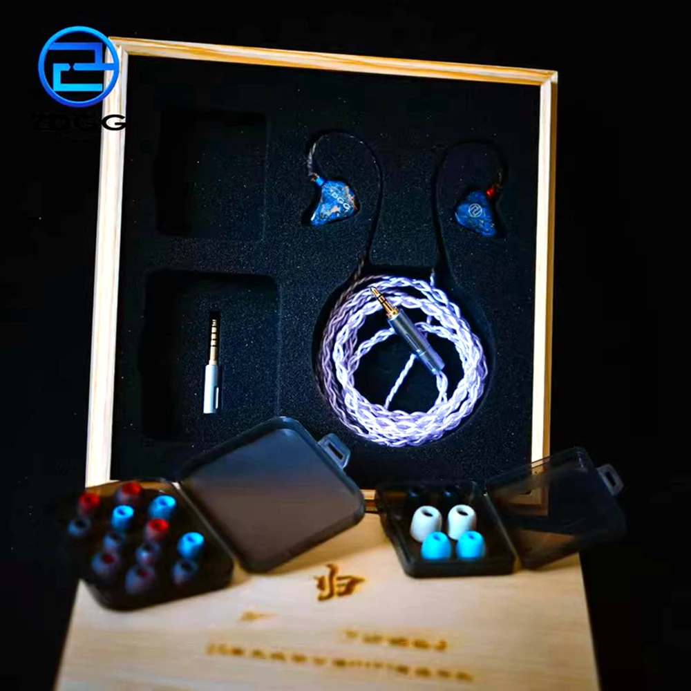 26 Drivers IEMs Earphones in Ear Monitor Earbuds Hifi Wired Headphones 13 Balanced Armature ZDGG Earphone 2pin Detachable Cable (art.: 3920d2ca793ea) - 3920d2ca793ea