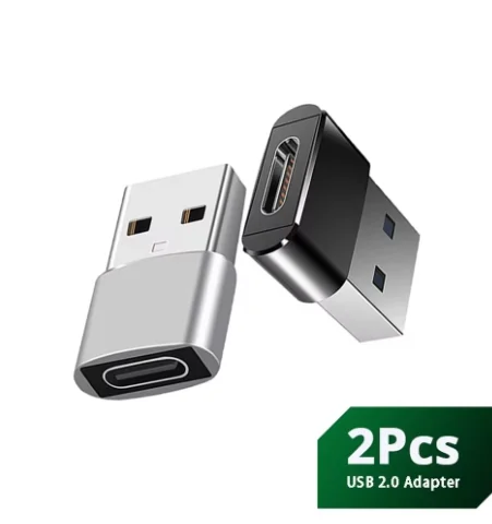 2 шт. USB-адаптер OTG типа C USB-C «папа» на «мама» Micro Type-c для Macbook Samsung S20 USBC OTG разъем