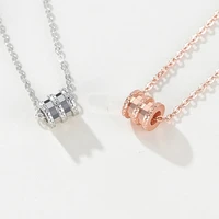 transit small waist necklace female light luxury titanium steel clavicle chain niche design necklace