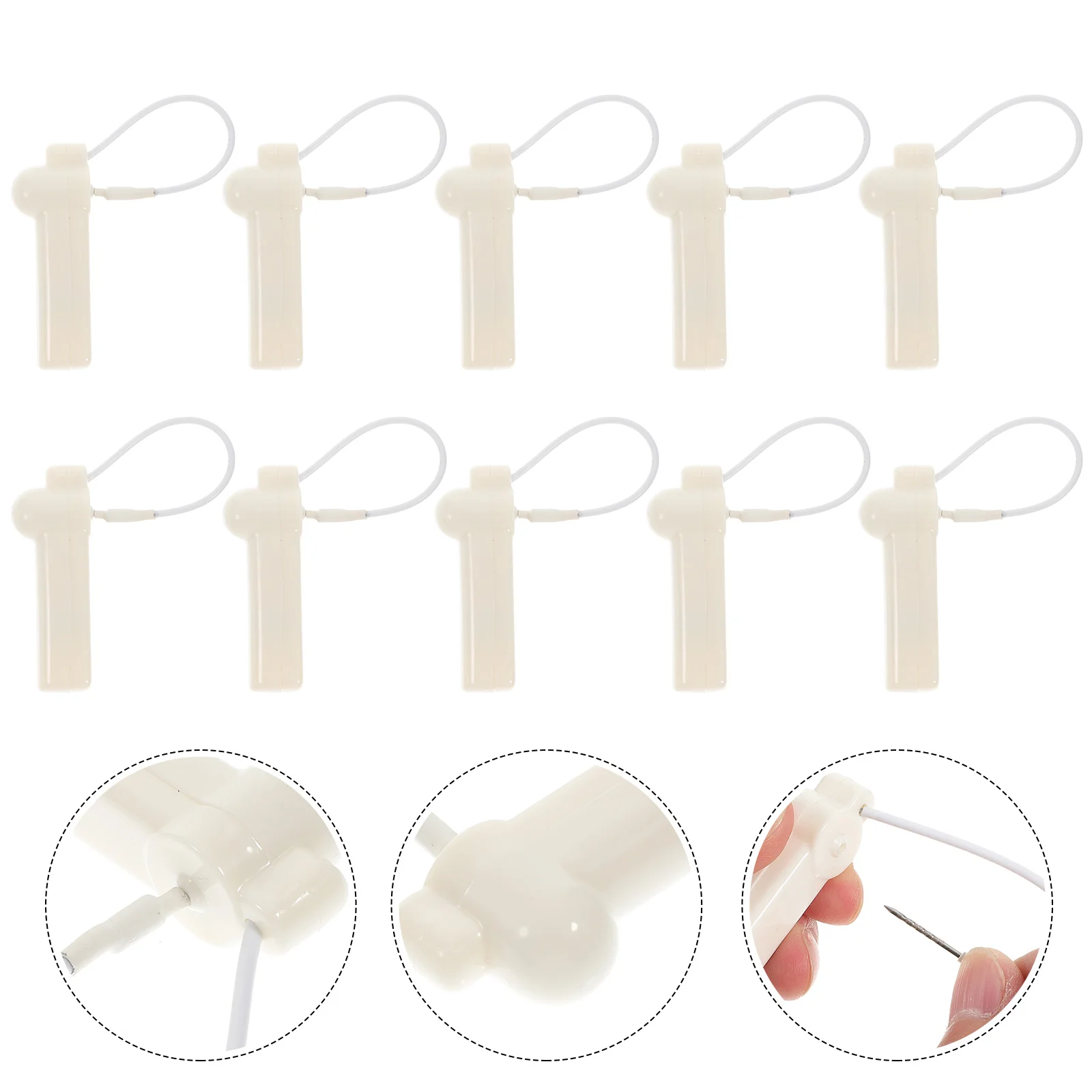 

10pcs Hard Tags Bag Tags Tags for Store Mall