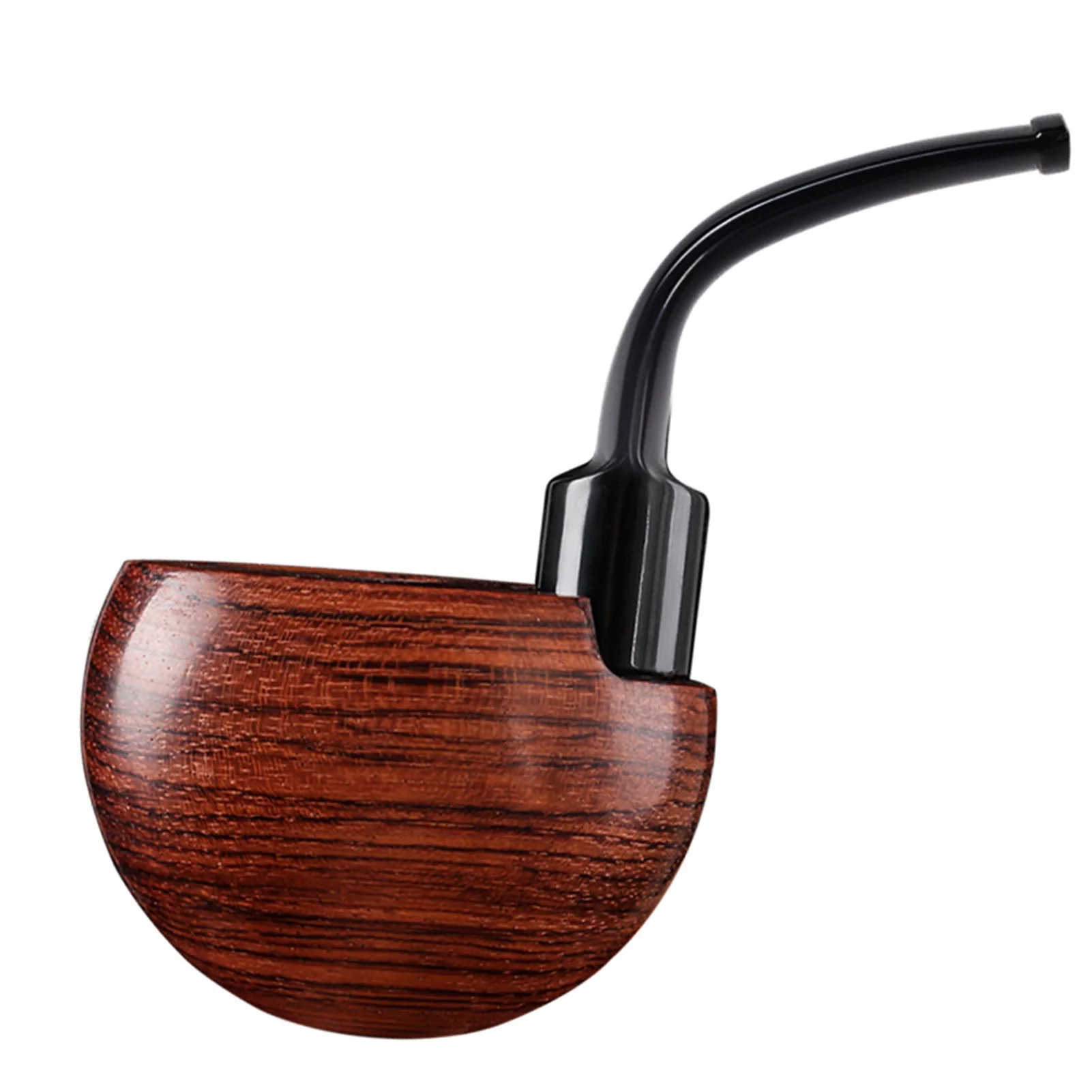 

Smoking Pipe Model Handmade Pear Wood Smoke Pipe Retro Handmade Pear Wood Smoking Bowl Pipe Portable Pocket Pass-through Smoking