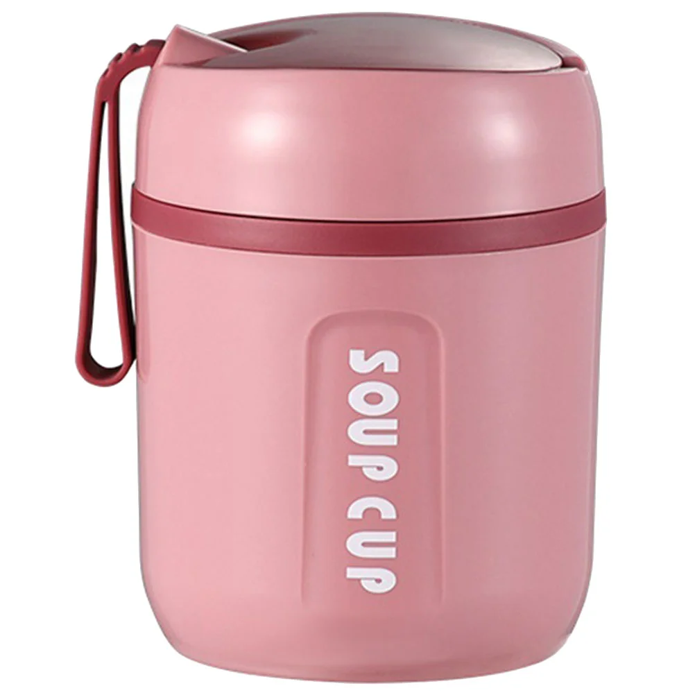 

Leakproof Soups Cup Insulated Stainless Steel Containers Lids Insulation Cups Milk Travel