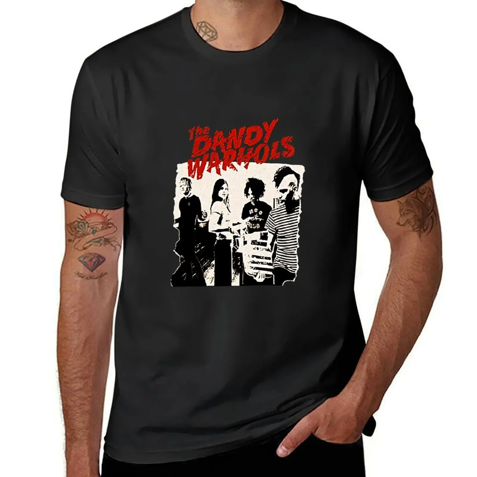The Dandy Warhols T-Shirt hippie clothes customs tees Aesthetic clothing plain white t shirts men