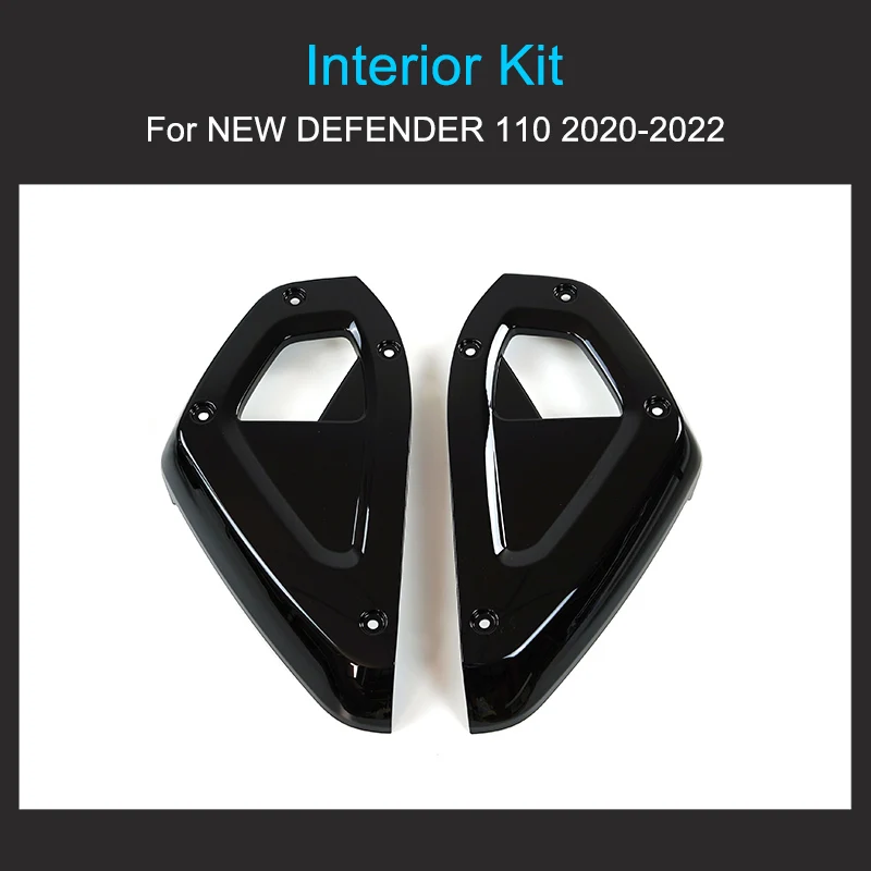 Высококачественный Глянцевый черный комплект для интерьера Land Rover Defender 110 2020 2021