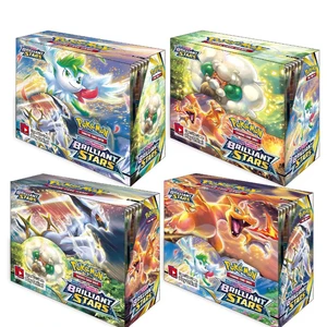 Latest Version Brilliant Stars of Pokemon GX EX Team Collectible Trading Cards Game Collection Box C