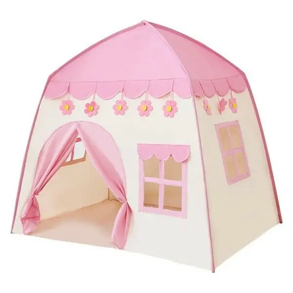 

Kids Play Tent Princess Playhouse Pink Castle Play Tent