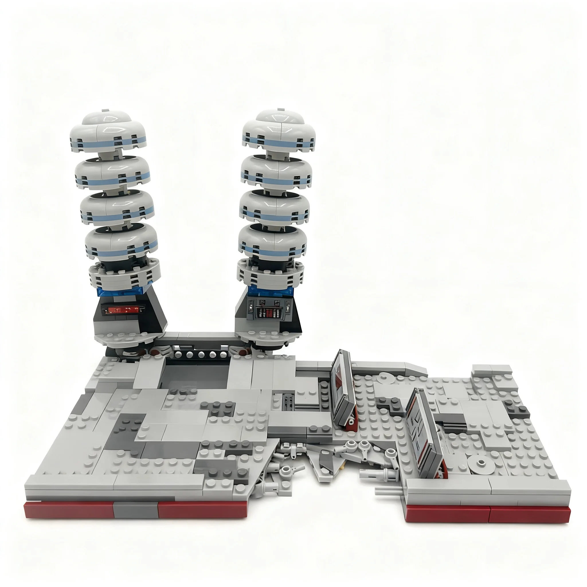 Фото Набор для сборки MOC Star Battle Mygeeto, 1486 деталей, альтернативные модели, конструктор, идея для самостоятельной сборки, рождественский подарок, игрушка №3