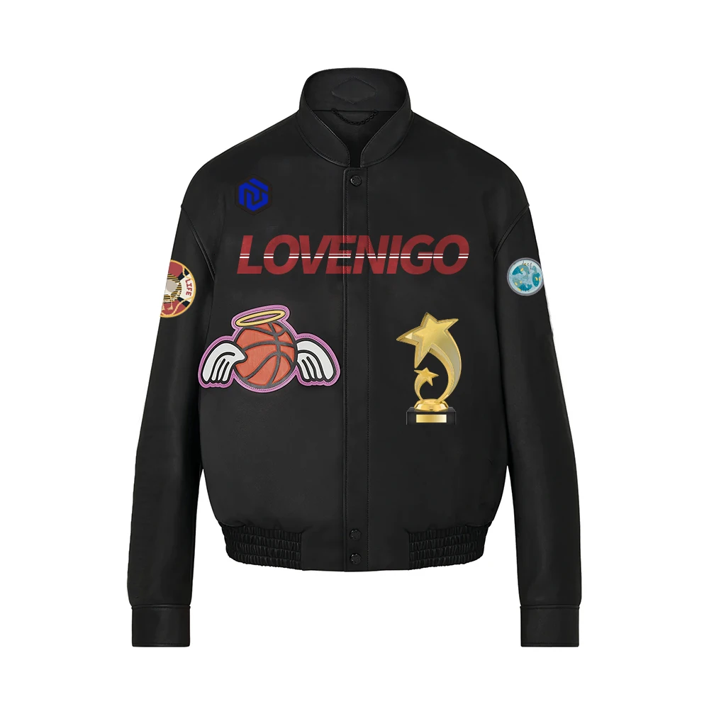 

Куртка из натуральной кожи с логотипами NIGO # nigo7878