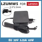 Зарядное устройство для ноутбука Lenovo IBM B470 B570e B570 G570 G470 Z500 G770 V570 Z400 P500 P500 IdeaP, 20 в, 5,5 А, 65 Вт, 2,5 * мм