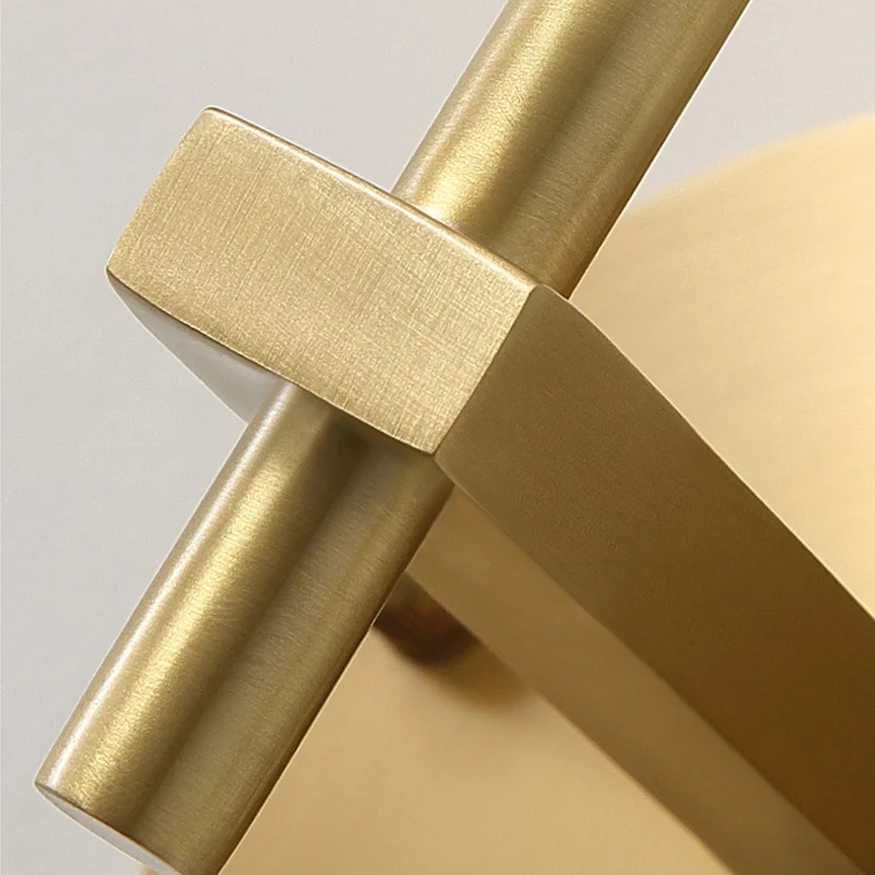 Современные медные настенные светильники G9 Villa Hotel Crystal Wall Light Скандинавский