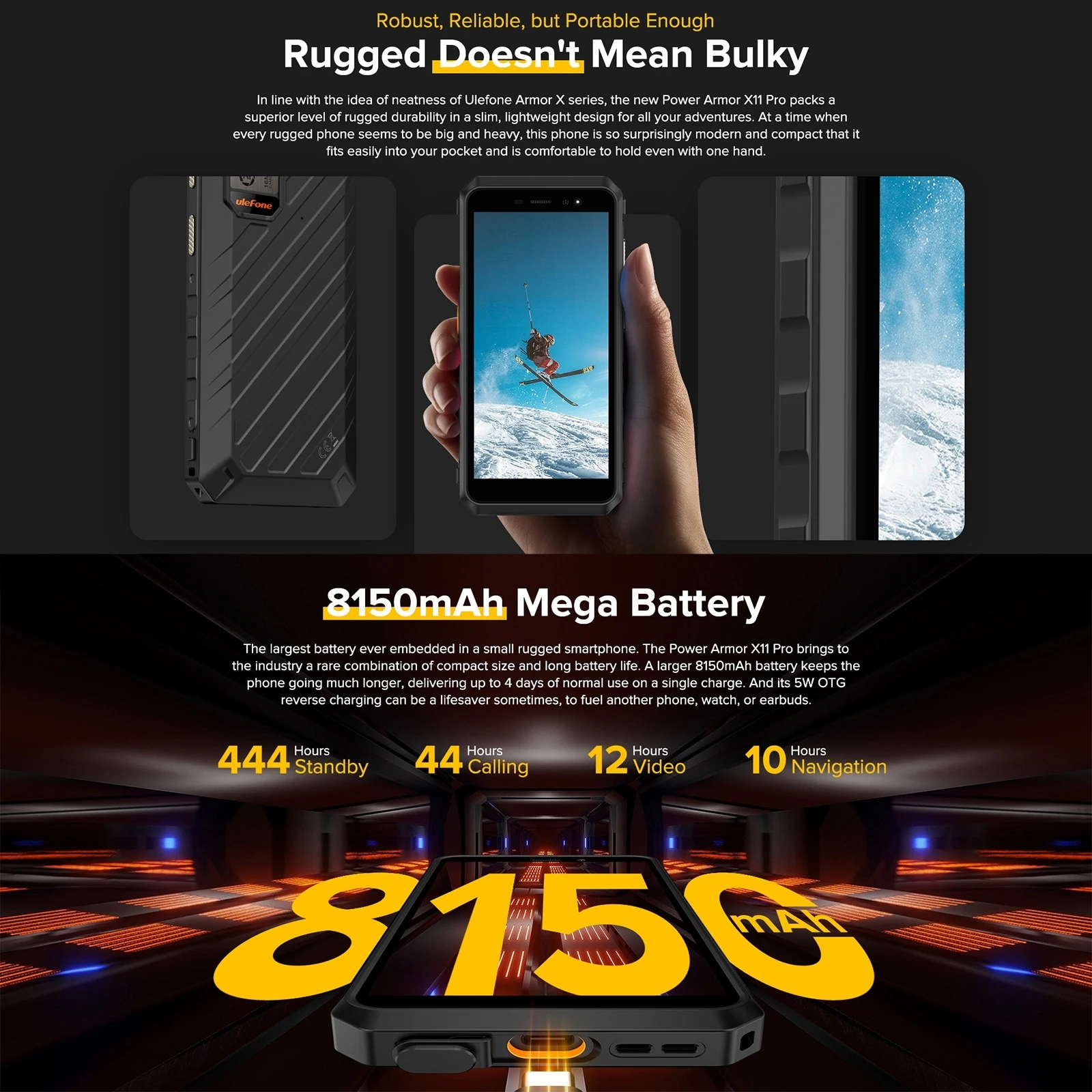 Смартфон Ulefone Power Armor X11 Pro 4/64ГБ global