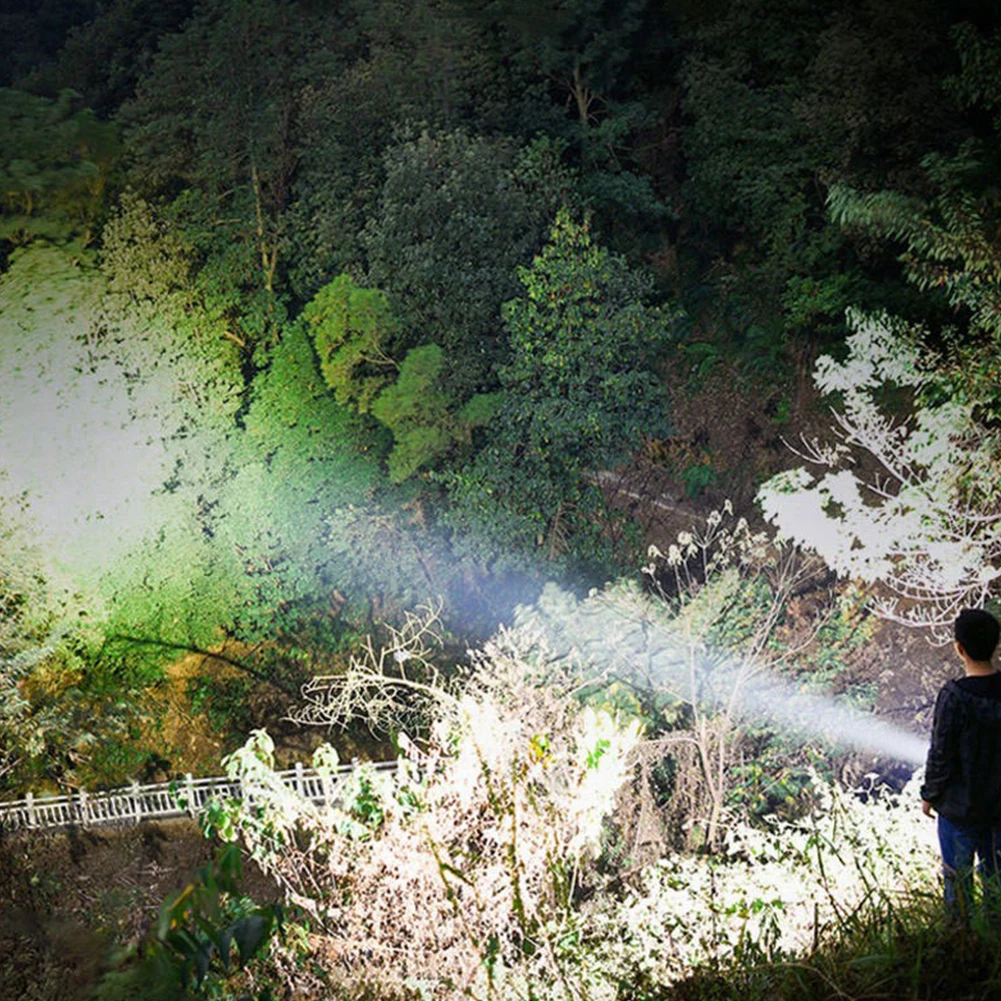 Светодиодный яркий фонарик COB 4 режима 300 лм уличный водонепроницаемый прожектор