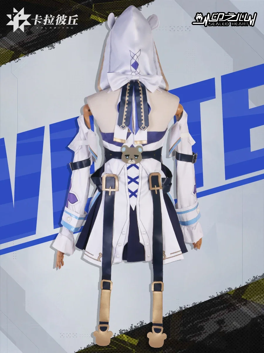 Игра CalabiYau Yvette Косплей Костюм Хэллоуин наряды игровая одежда женское аниме