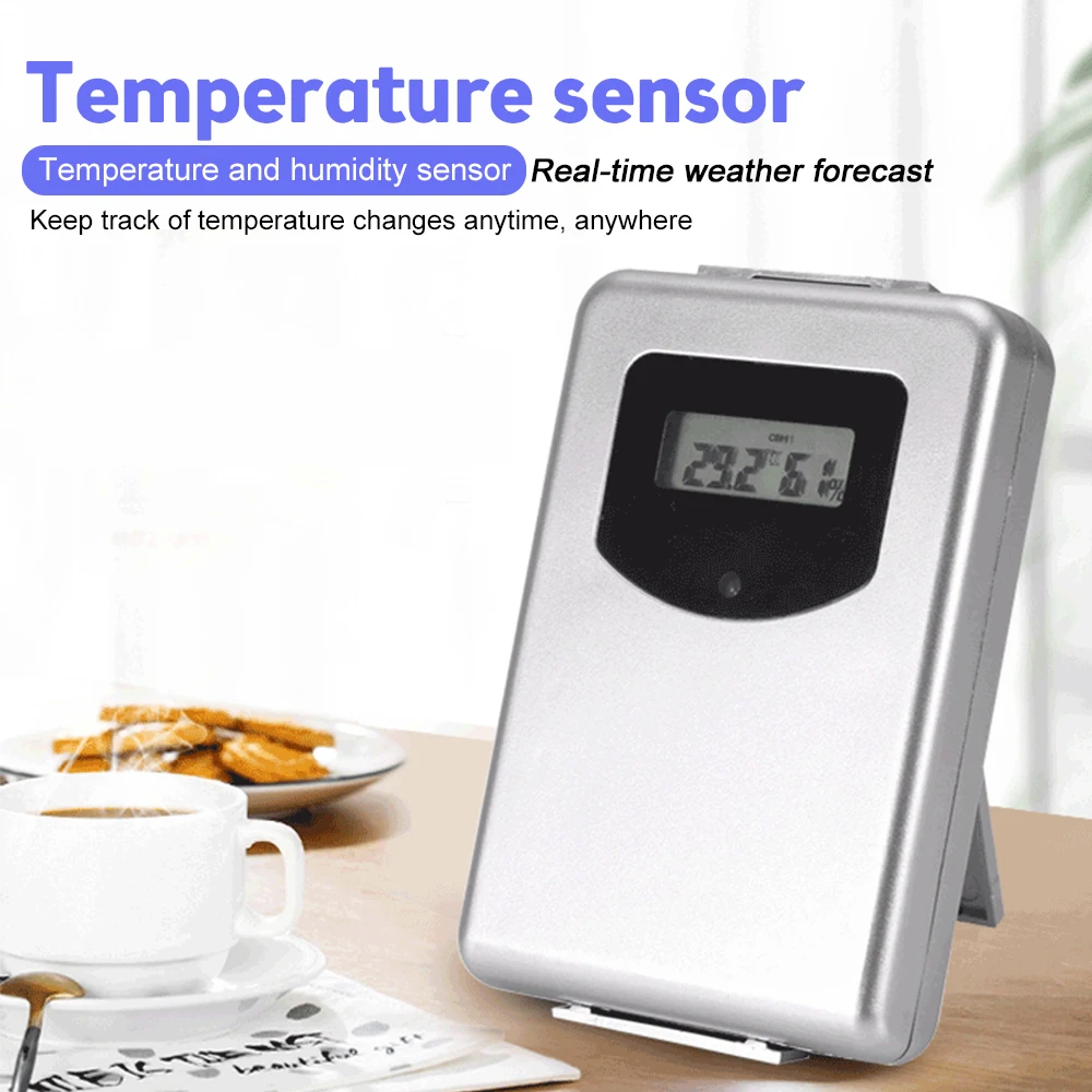 

433MHz RF Remote Digital Wireless Weather Station with Forecast Temperature Digital Thermometer Hygrometer Humidity Sensor