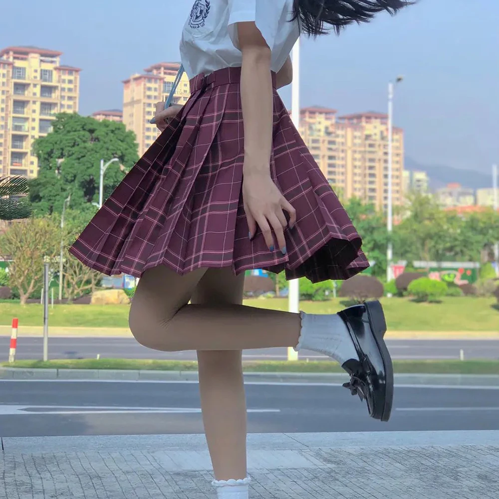 Y2K Korean Harajuku Fashion: Sexy High-Waist Pleated Mini Skirt for Women and Girls, Perfect for Casual and Tennis Look