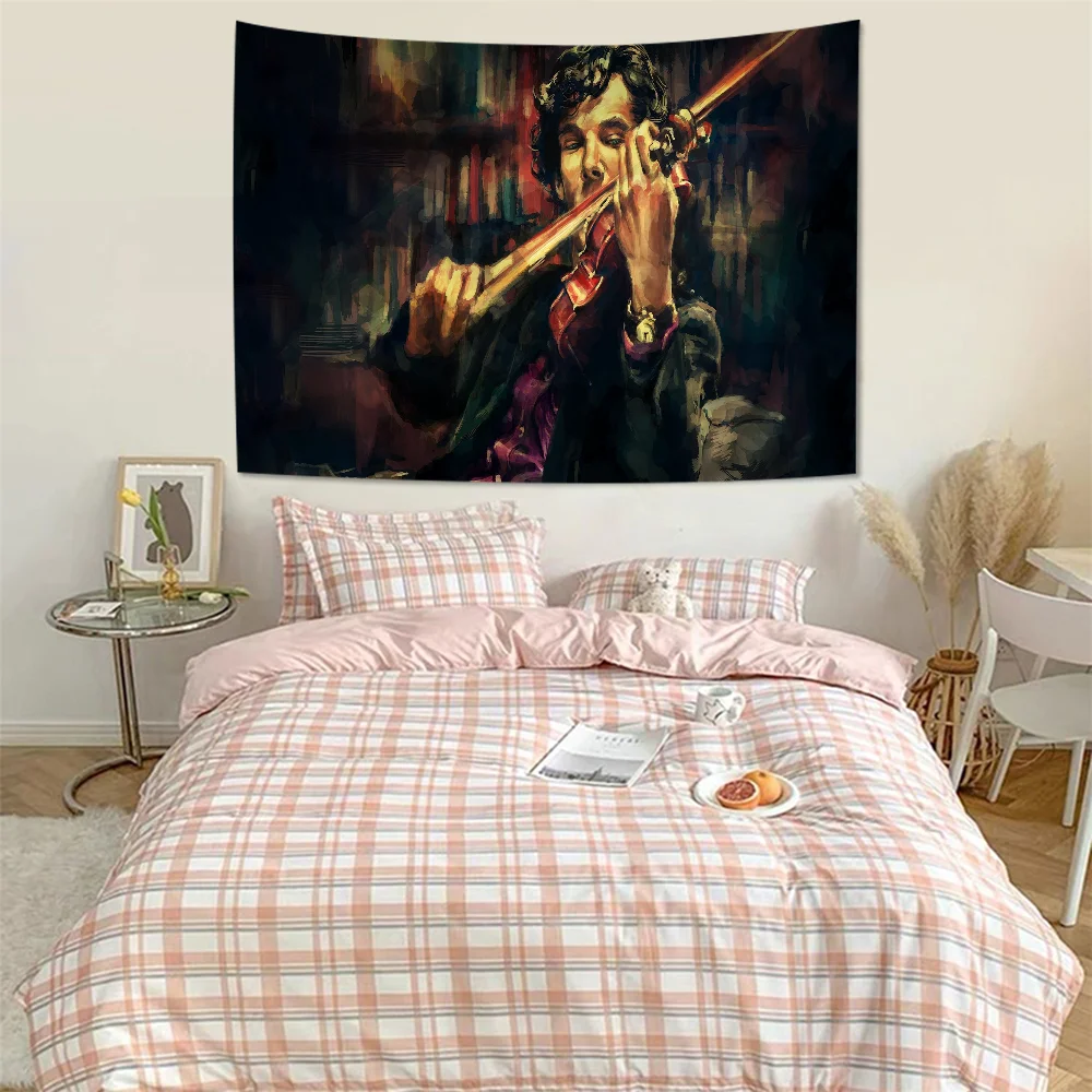 Гобелен I Am S-Sherlock H-Holmes для гостиной домашнего декора в общежитии художественный