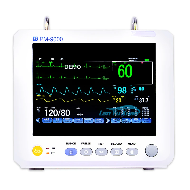 

Applicable for Transport and Outdoor Rescue ECG Monitoring Mini Medical Grade Patient Portable 7 Inch