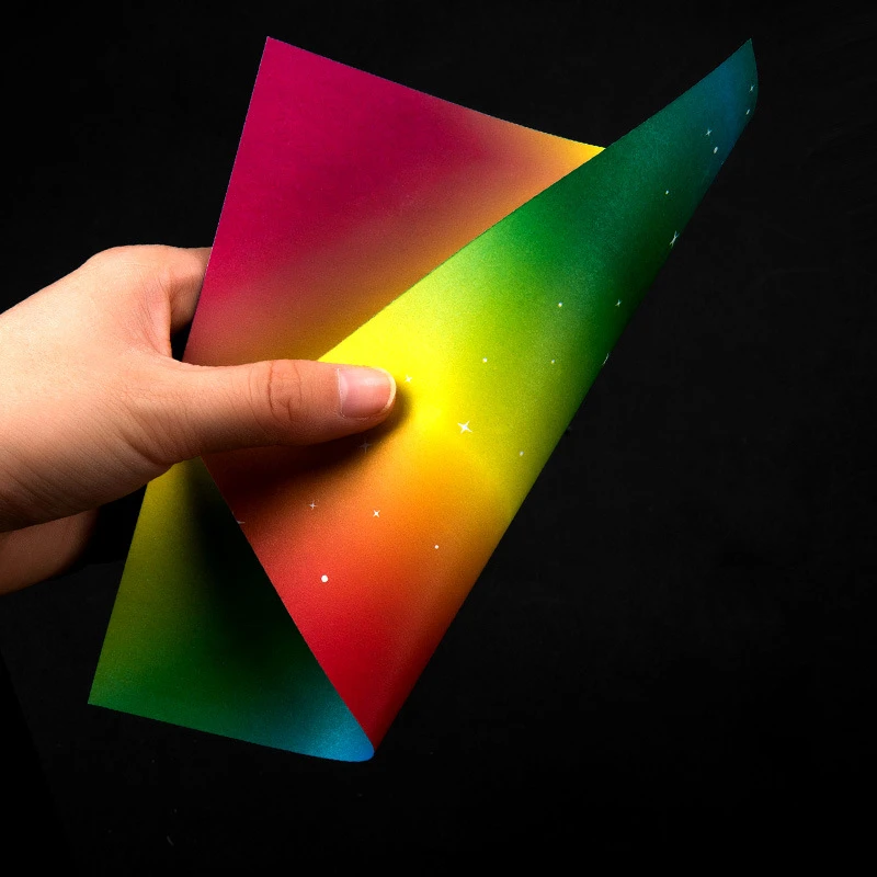 50 шт. 15 см Двусторонняя звезда оригами квадратная печать кран детский