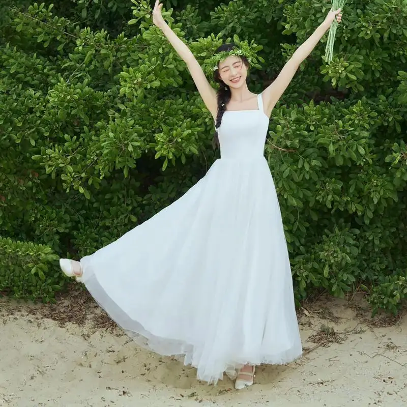 Новые свадебные платья больших размеров модные тюлевые трапециевидной формы на