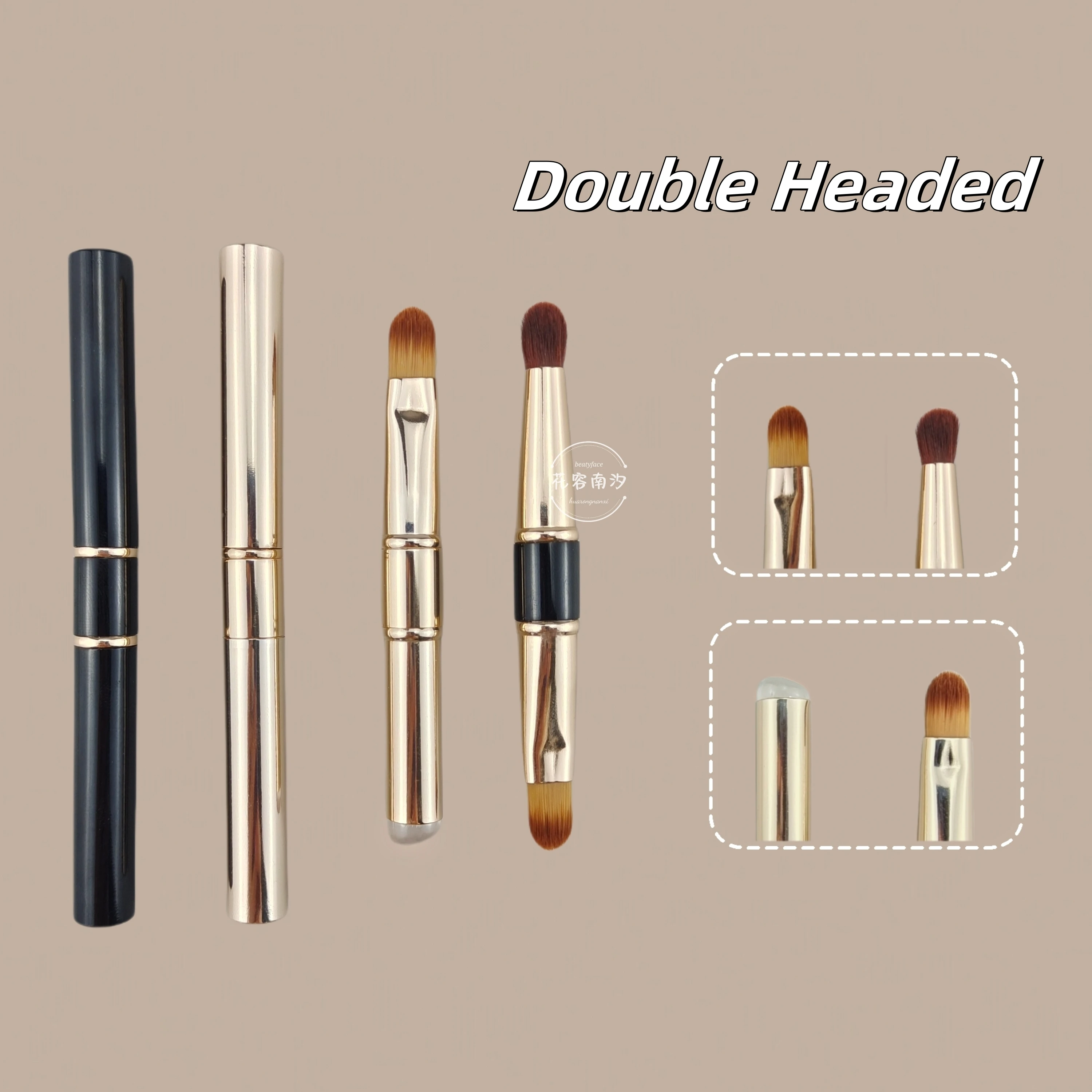 Удобная двухсторонняя кисть для губ консилера размазывания тонкая разрыва