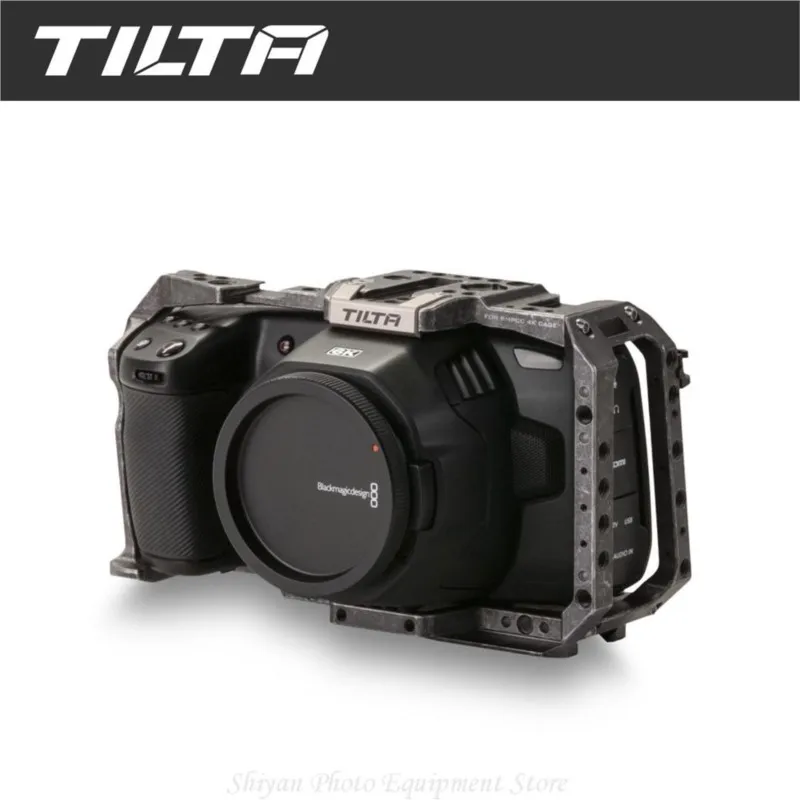 

TILTA TA-T01-FCC Full Camera Cage Kit Tactical Gray \ Tilta Gray \ Black for BMPCC 4K 6K Battery Plates /Follow Focus Systems