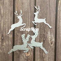 craft metal cutting dies cut die mold christmas deers decorations scrapbook paper craft knife mould blade punch stencils dies