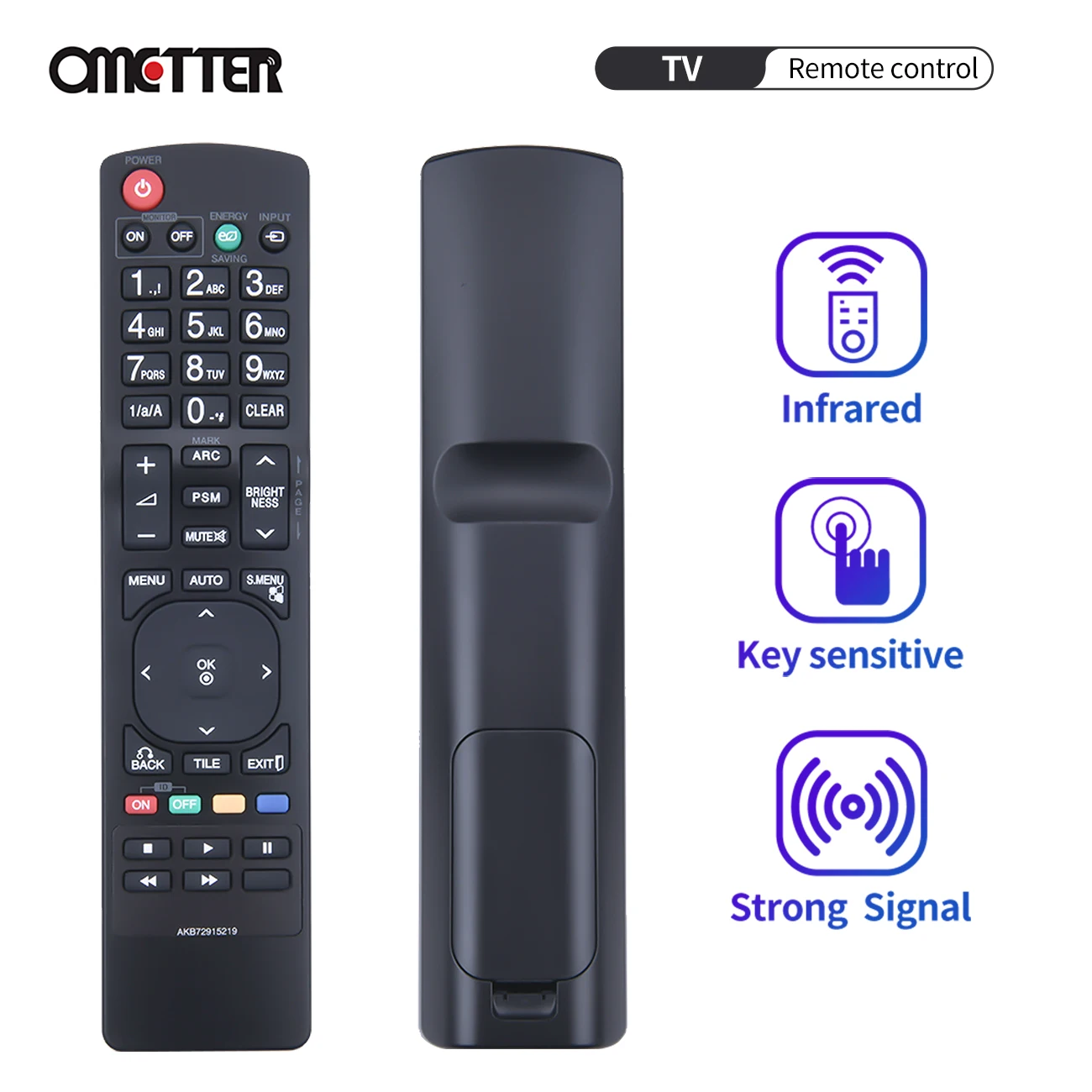 

AKB72915219 For LCD TV Remote Control M4225C M4225CCBA M3704C M3704CCBA Fernbedienung