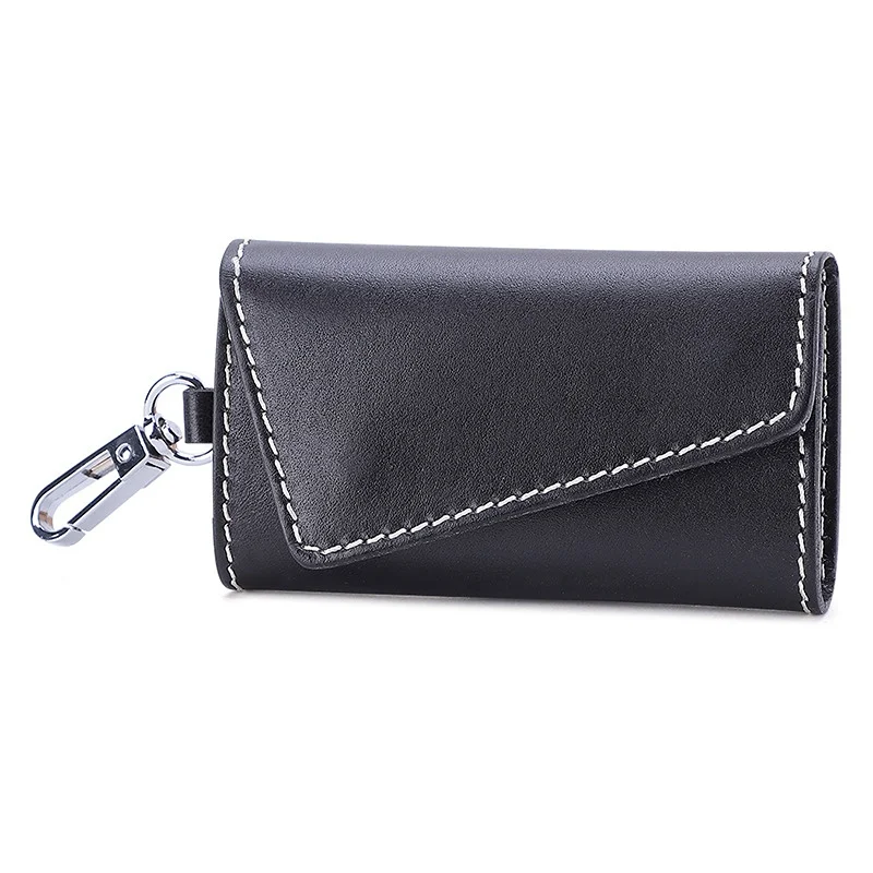 

Женский винтажный брелок-органайзер из коровьей кожи с держателем для карт