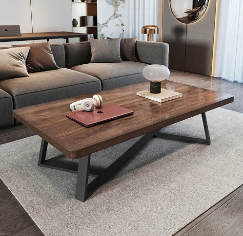 2024 Новый журнальный столик из деревянных плит большая плита натурального