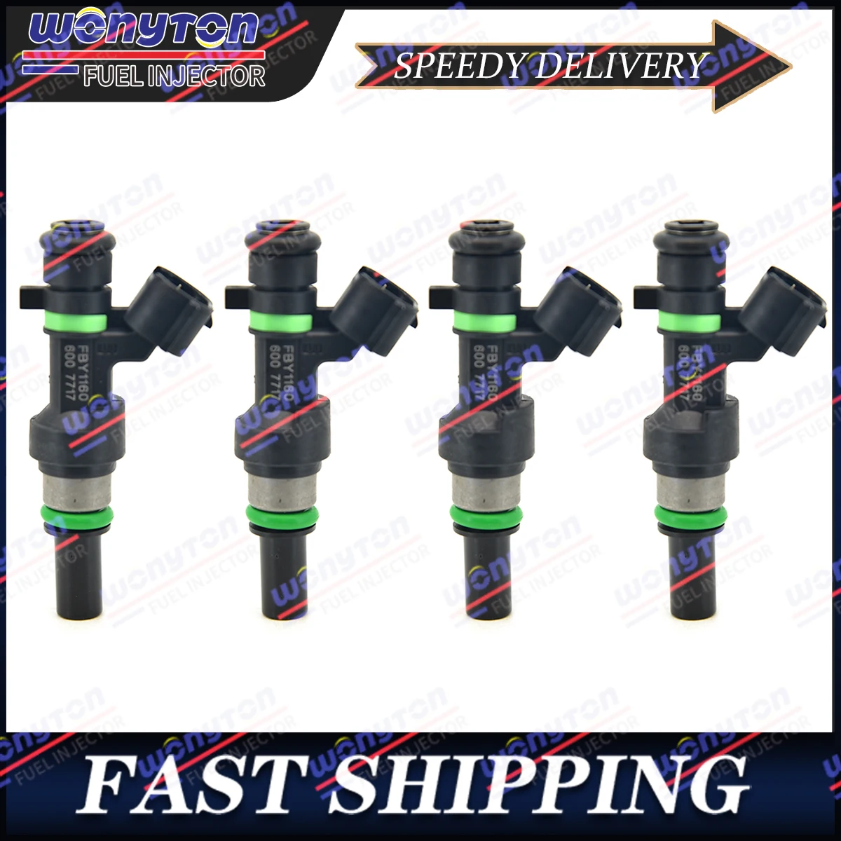 4 шт. 16600-ED000 FBY1160 топливные форсунки для Nissan Versa Micra Tiida Qashqai 1.6L 2007-13