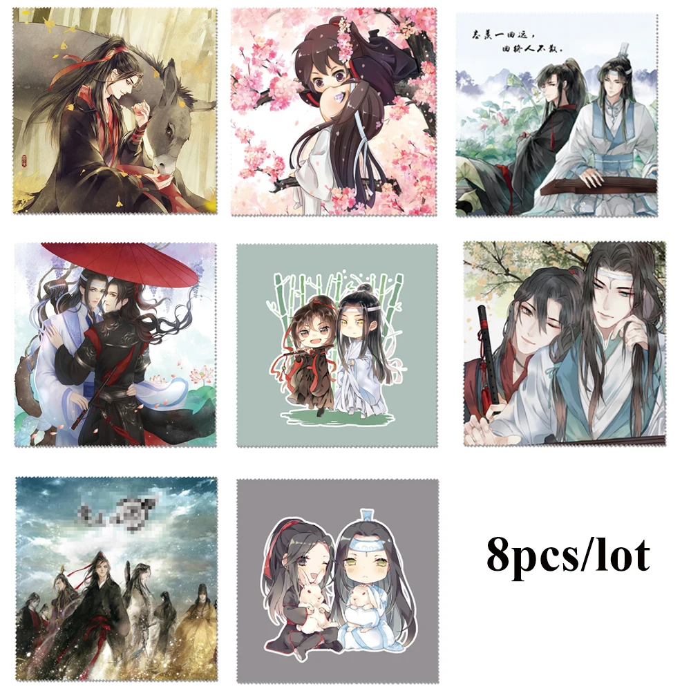 

8 шт./партия, салфетка для очков из микрофибры, 150*150 мм