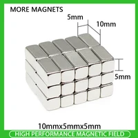 10200pcs 10x5x5mm neodymium magnet 10mm x 5mm x 5mm n35 ndfeb block super powerful strong permanent magnetic disc