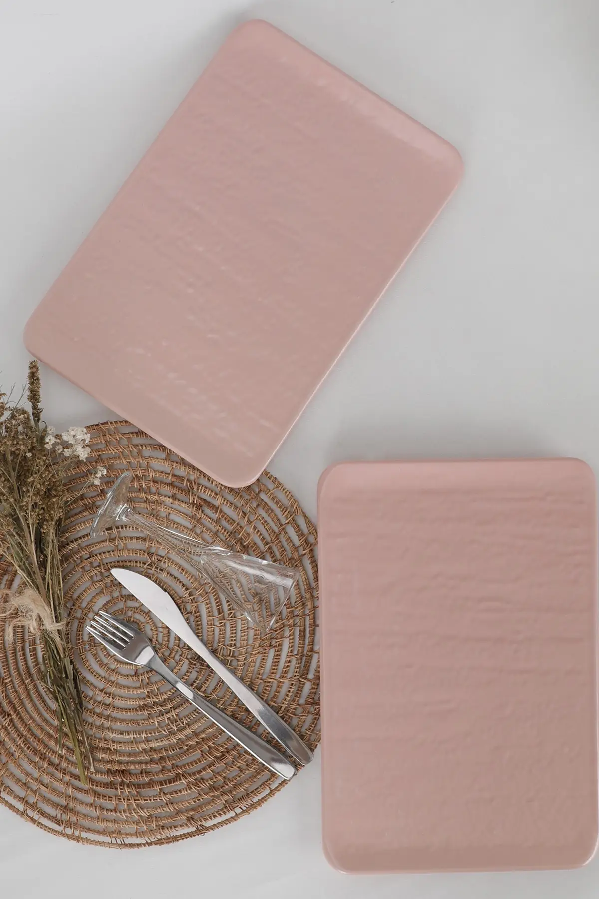 

Матовая светильник-розовая пластина для байдарки из натурального камня 30 см 2 шт.