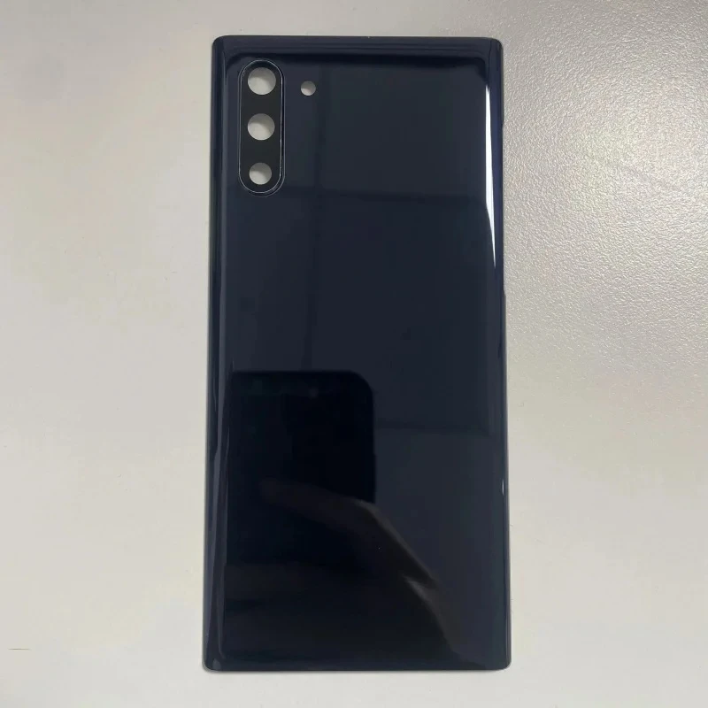 Фото Высококачественная задняя крышка аккумуляторного отсека для Samsung Galaxy Note10 N970f Note 10 Plus N975f, 3D стеклянная панель, задняя крышка корпуса, чехол для камеры №2