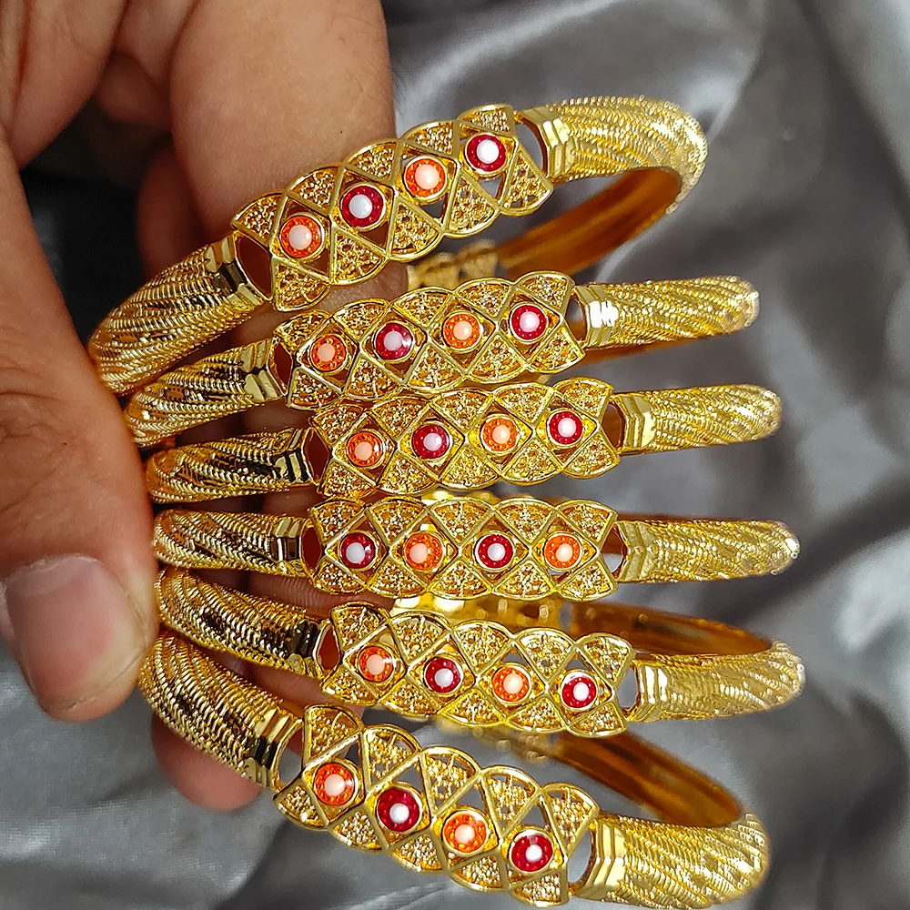 Эфиопия, афрайский золотой цвет, браслеты для женщин, африканские бриллианты, браслеты для вечеринок, свадеб, подарки, ювелирные изделия для невесты Рамадан