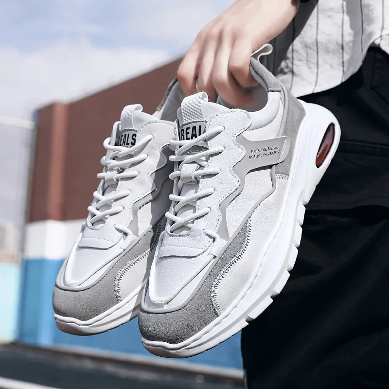

Tennis Gym Man Men's Shoes In Autumn 2021 New Trend Leisure Daddy Sports Men's Heightened Running Tide Students