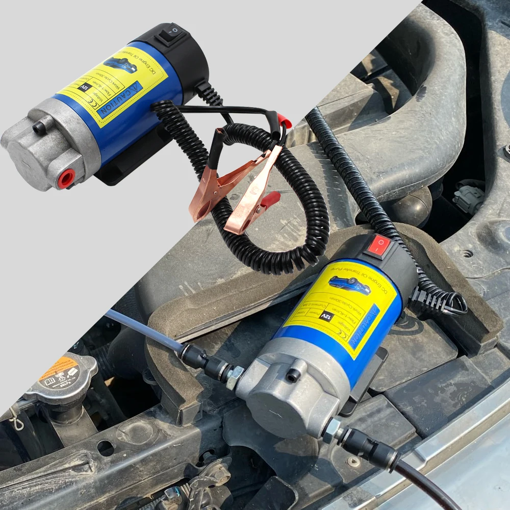 MAKERELE Portable 12V Oil Transfer Pump Mini Oil Diesel Extractor Motor 100W Boat Engine for Car High Quality Electric  Air Pump