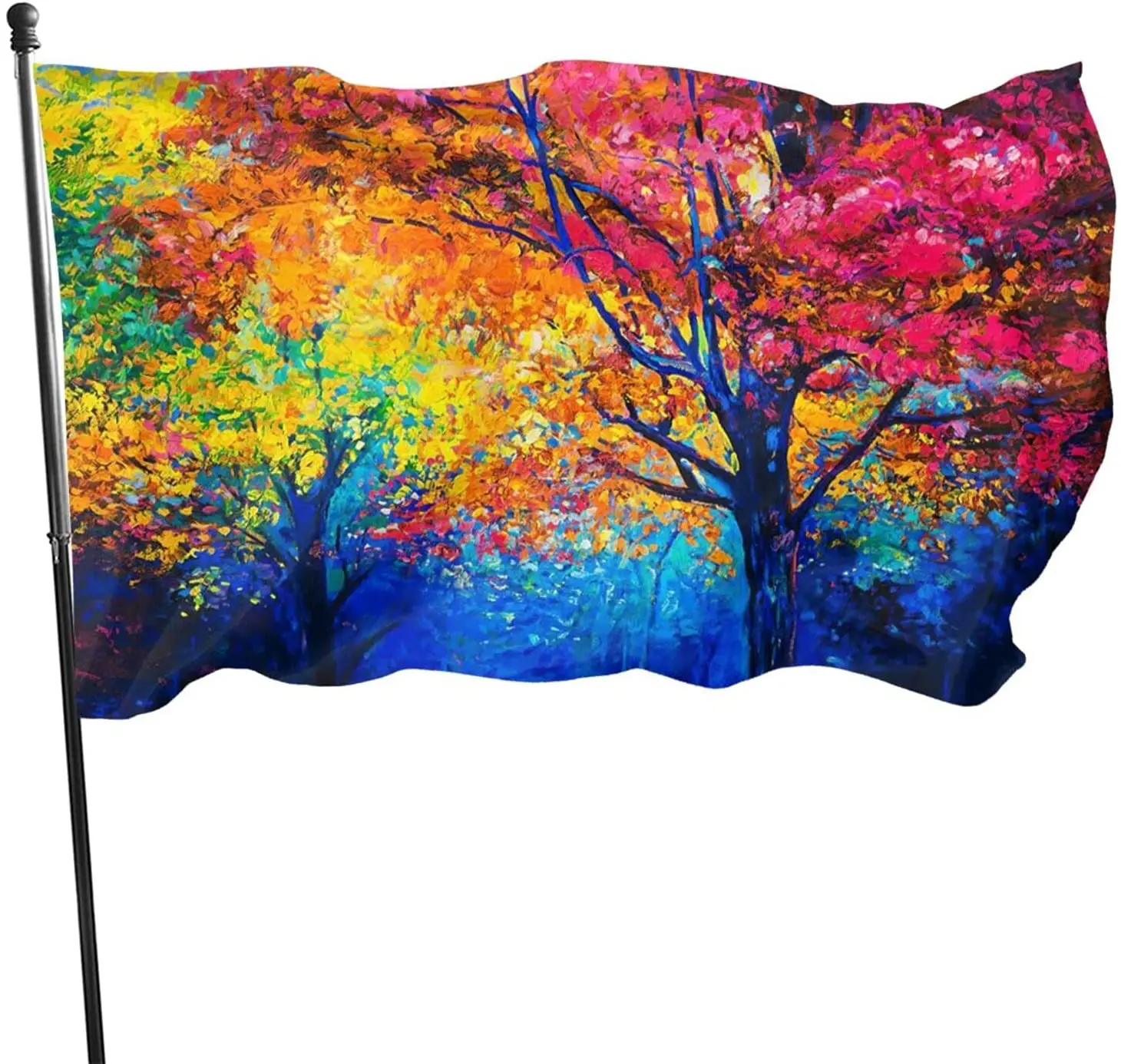 Autumn Fall Trees flag Home Decoration Outdoor Decor Polyester Banners and Flags 90x150cm 120x180cm
