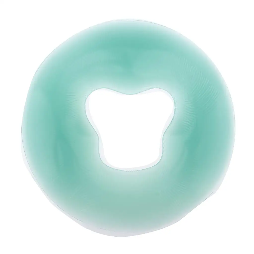 Зеленая удобная силиконовая подушка для лица и вниз массажа красоты спа-салона