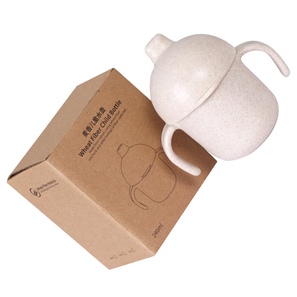 

Toddler Baby Food Cup Infant Learning Cup Baby Training Drinking Cup 240ml